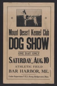 poster for dog show